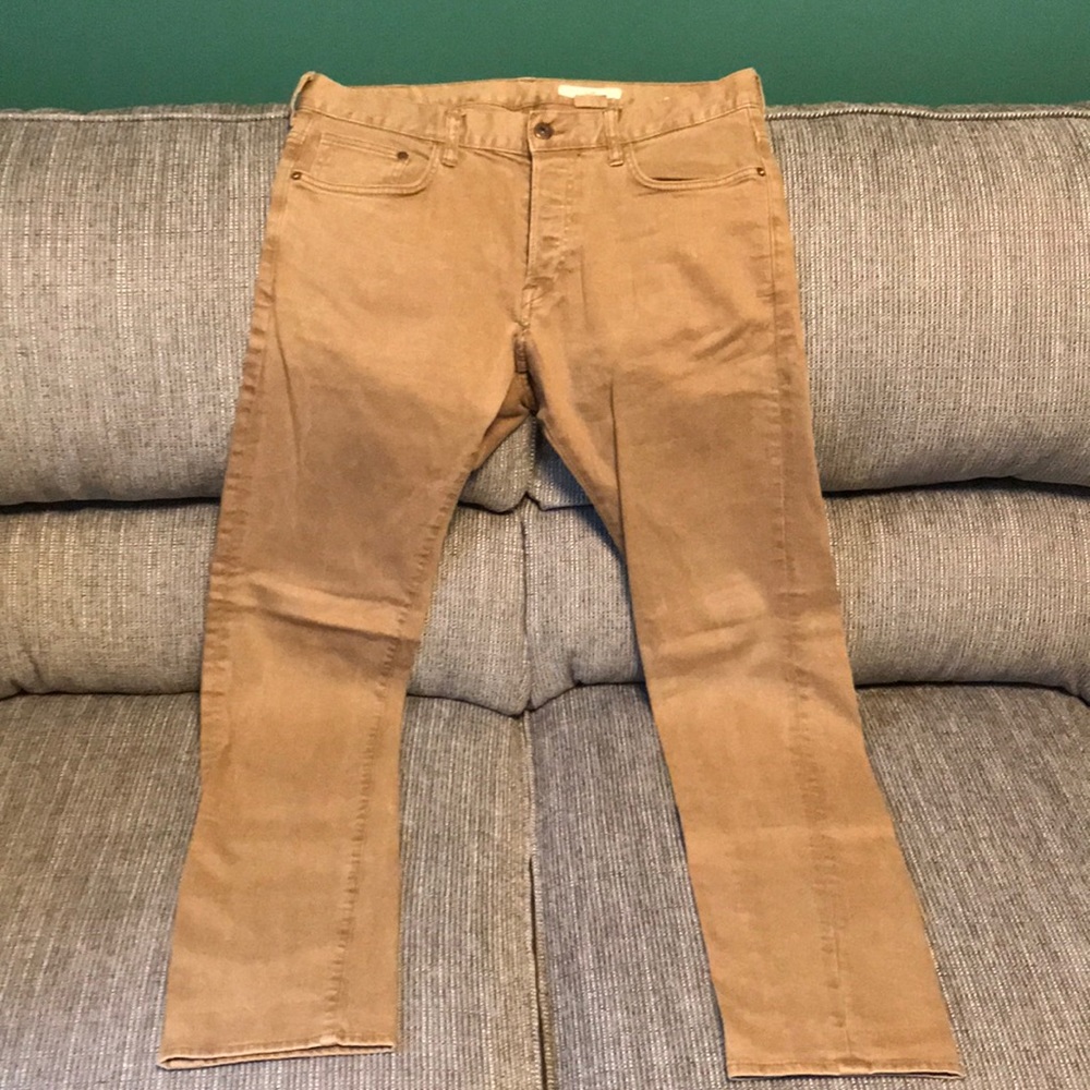 Men's Khaki Colored Jeans